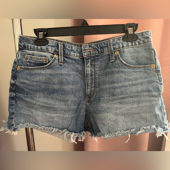 Universal Thread Pants - Blue Denim Cutoff Shorts